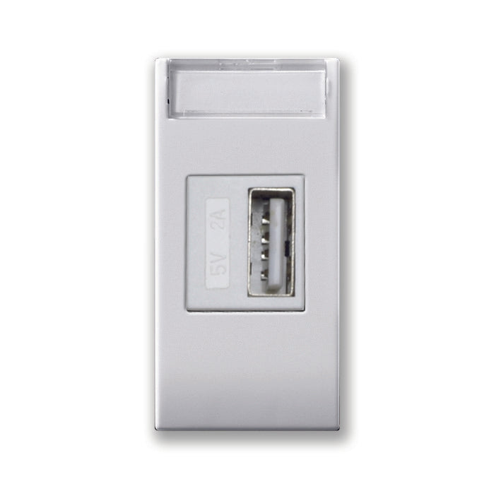 441082USB3A Ave Universal USB charger 3A, Domus white, 1 module