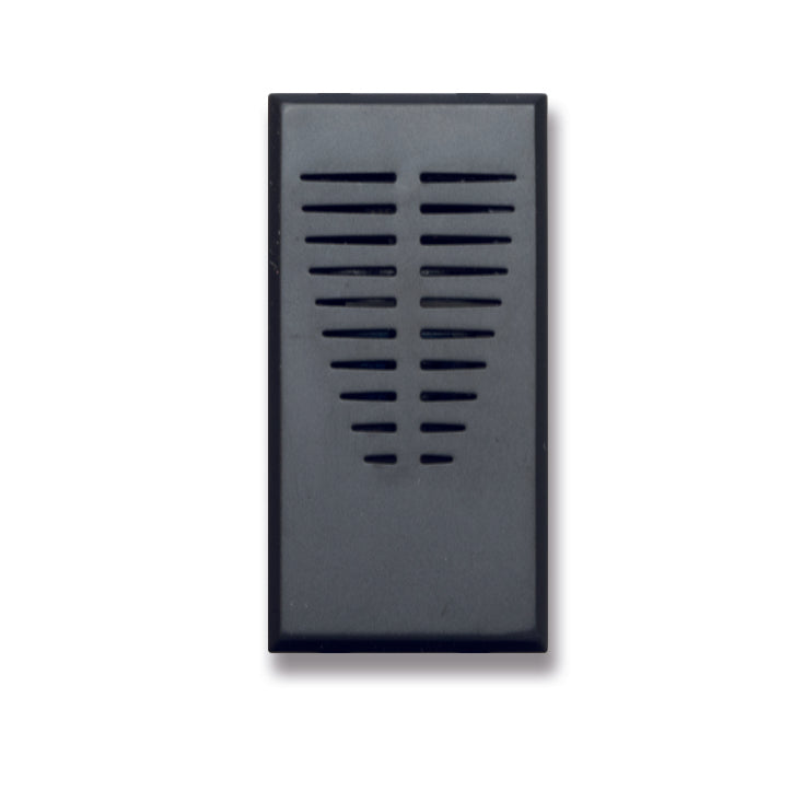 445029 Ave Bell ding dong 230Vac 15VA, Tekla black matte color, 1 module