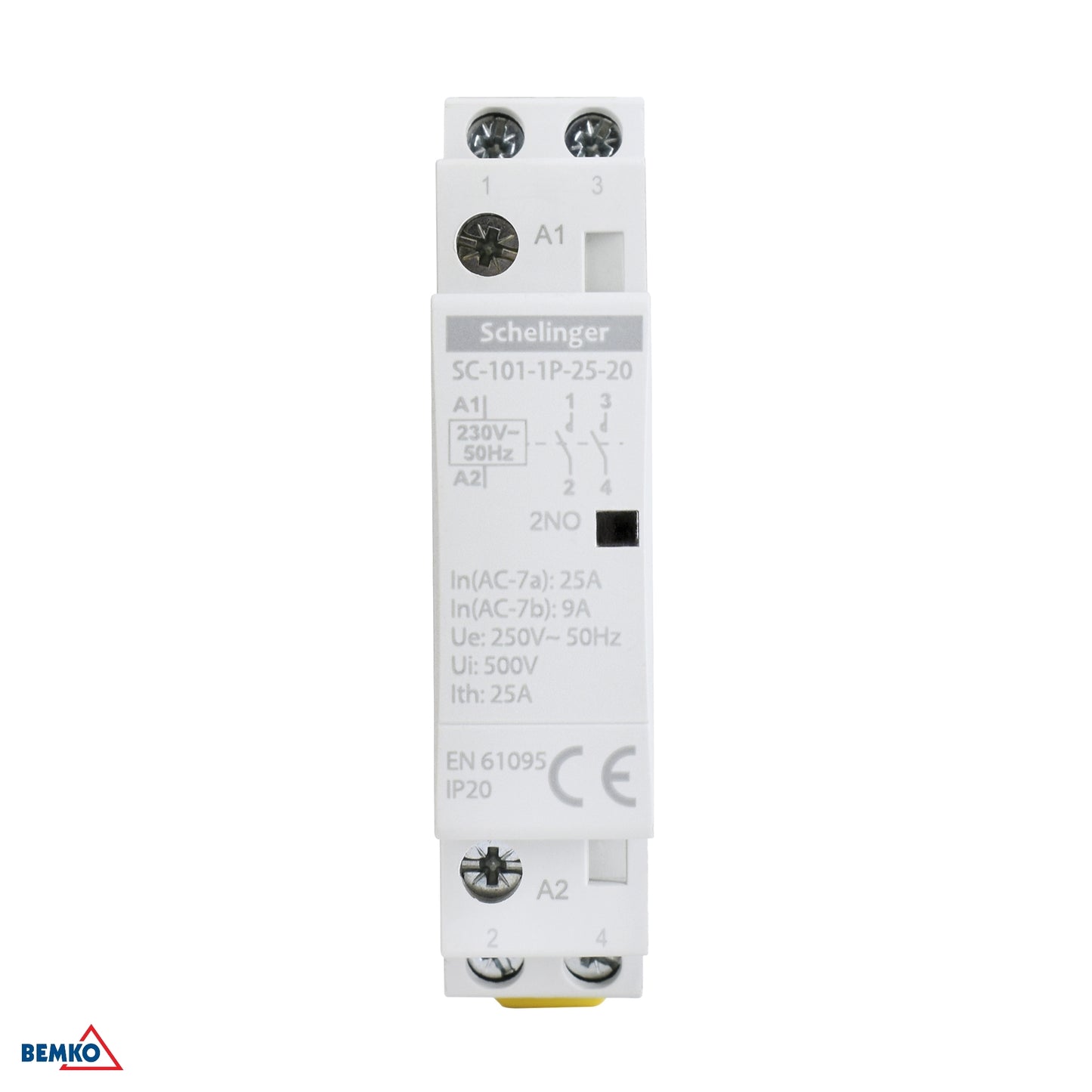 Schelinger Modular Contactor SC101 1P 25A TYP 20 (2NO + 0NC)