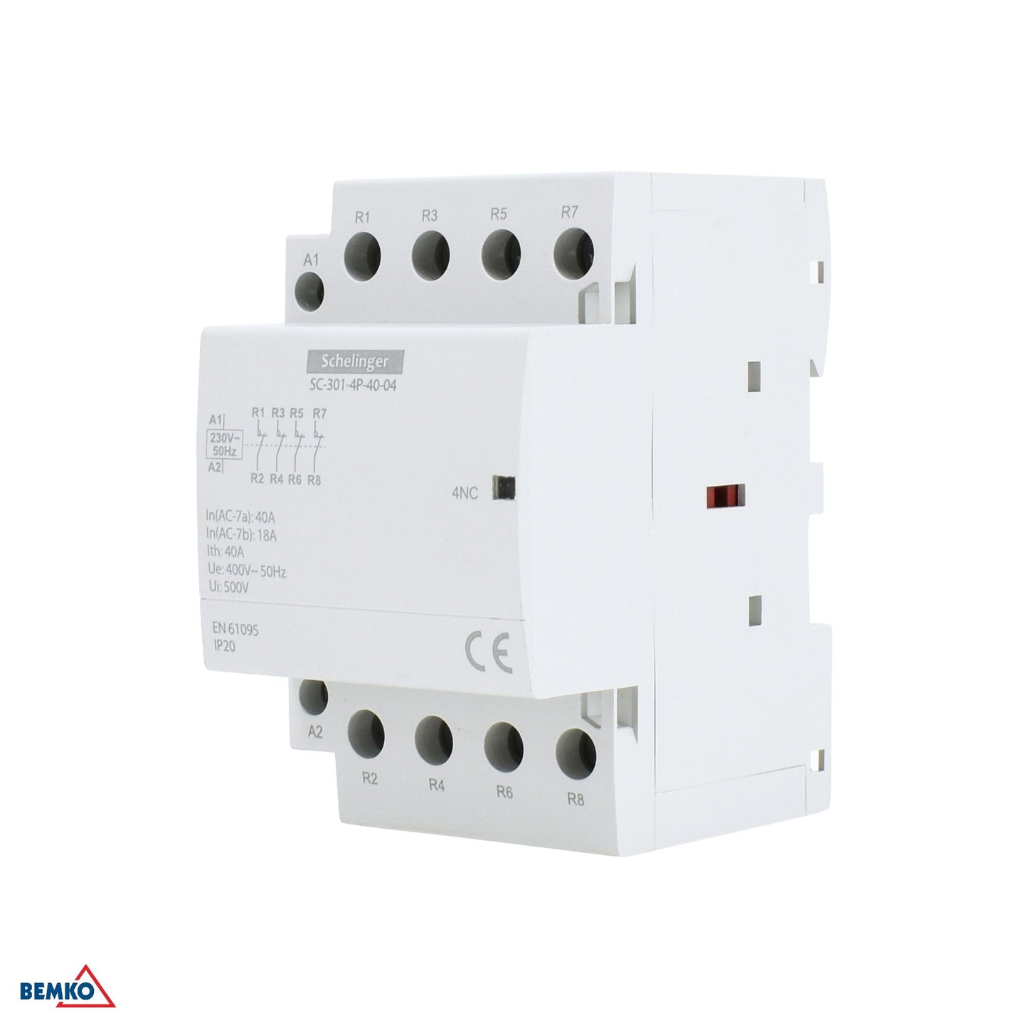 Schelinger Modular Contactor SC301 4P 40A TYP 40 (4NO + 0NC)