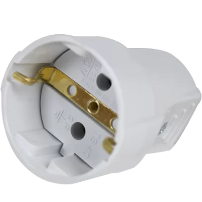 Almera Grounded Female Plug