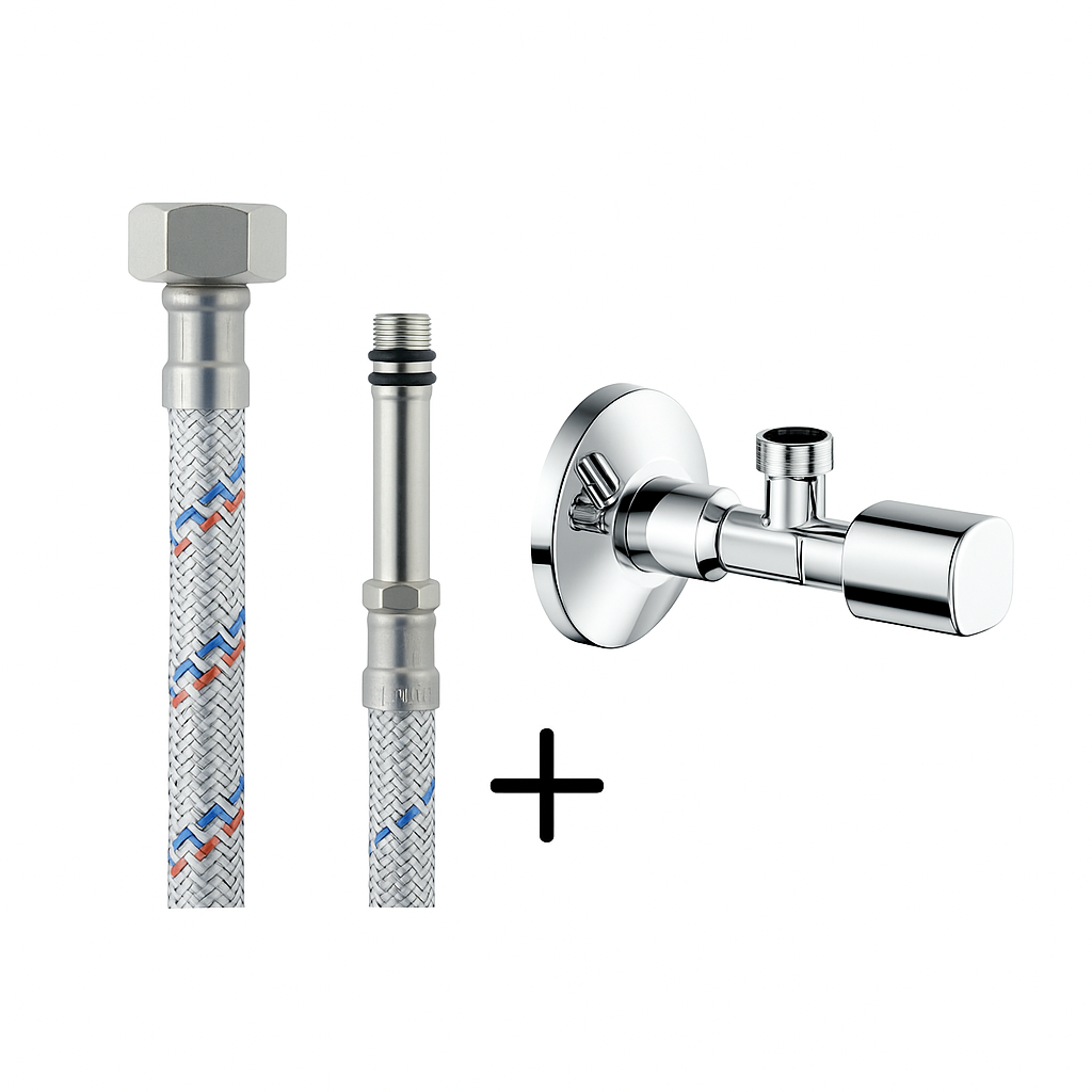 Aquasan Valve and Hose Bathroom renovation Bundle