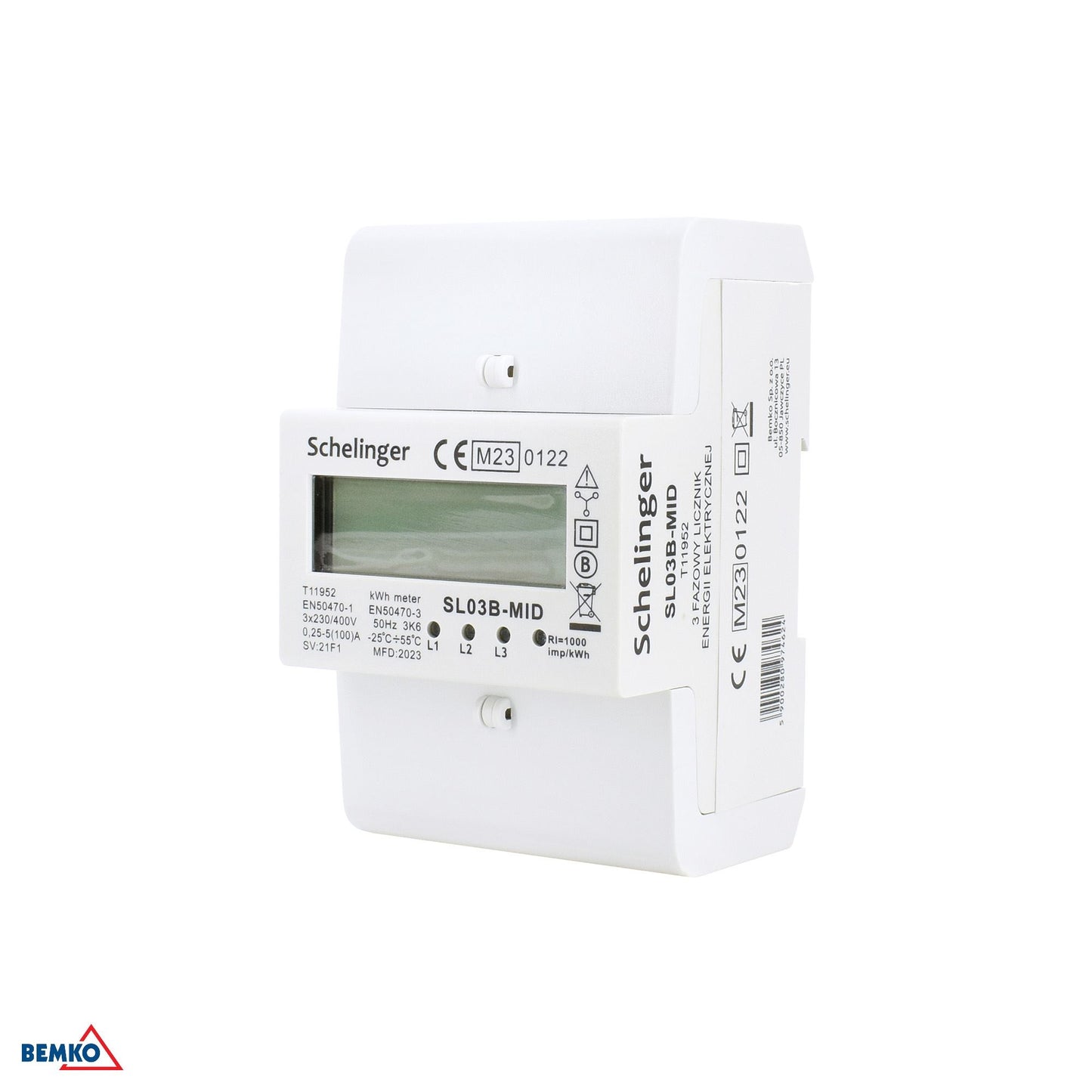 Schelinger Electricity Meter 3 Phase Mid 100A