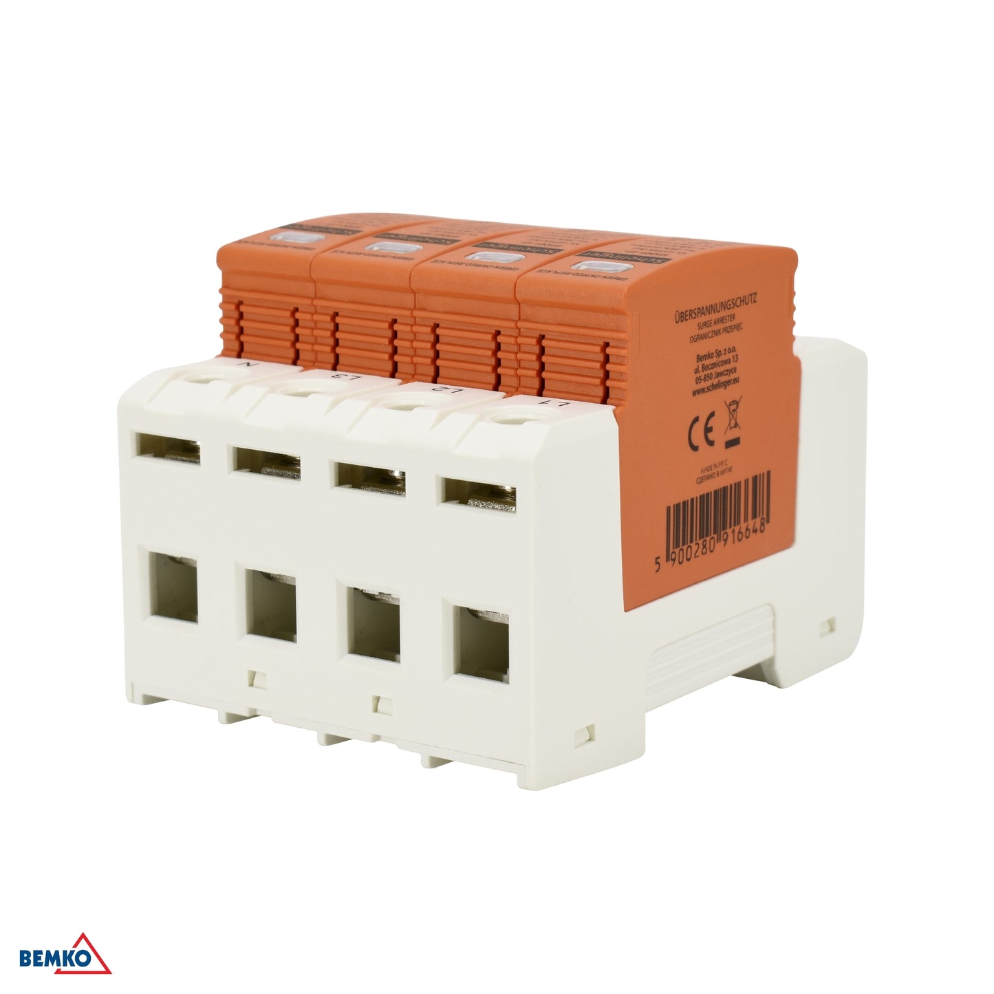 Schelinger Surge Protector 4P 5kA(10/350) Class T1+T2 (B+C)