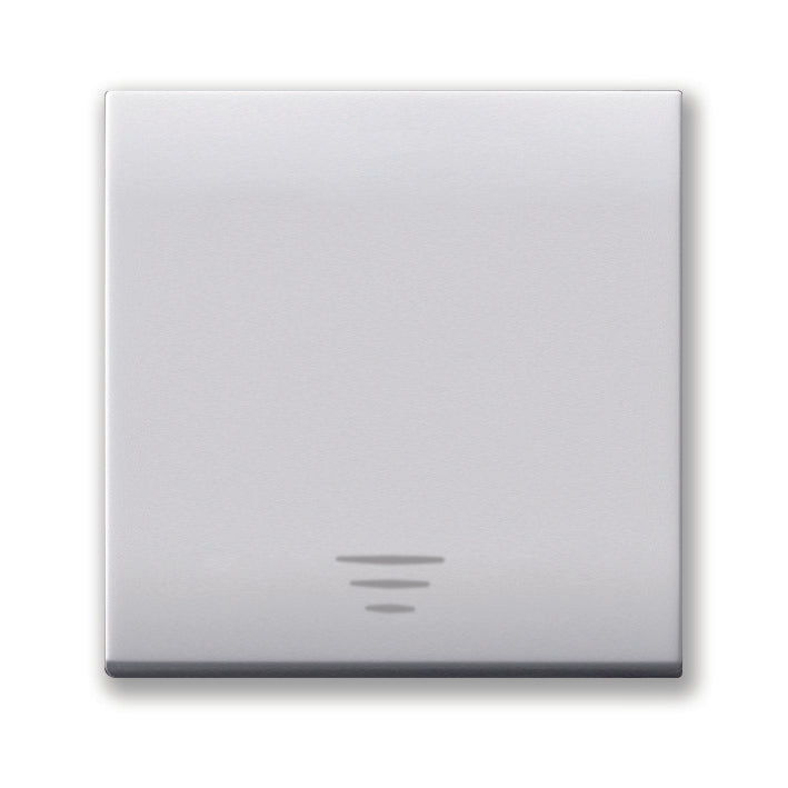 441005/2 Ave Single pole button NO 10A 250Vac, Domus white, 2 modules