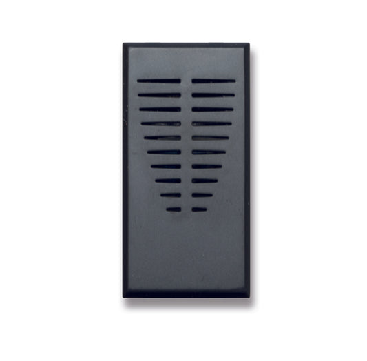 445029 Ave Bell ding dong 230Vac 15VA, Tekla black matte color, 1 module