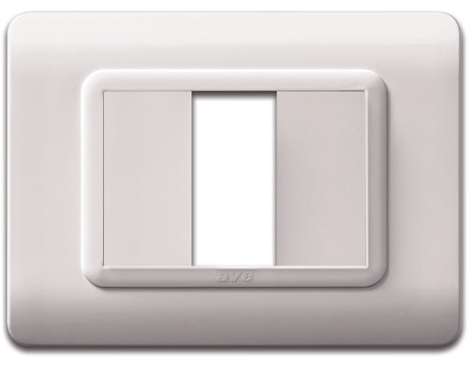 44PY01B Ave Tecnopolimero mask, plastic, white, 1 central module