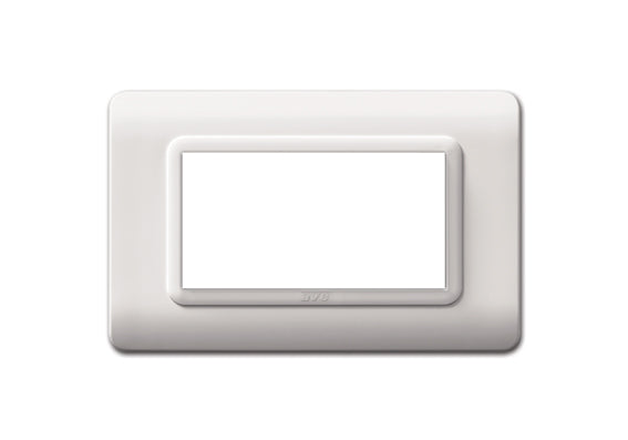 44PY04B Ave Tecnopolimero mask, plastic, white, 4 modules