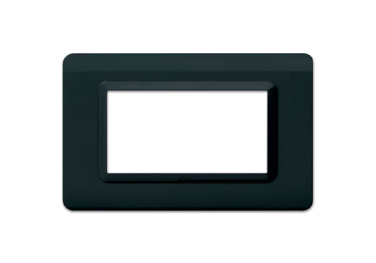44PY04GTK Ave Tecnopolimero mask, plastic, black matte color, 4 modules