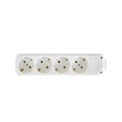 Almera 4 Gang Earthed Socket