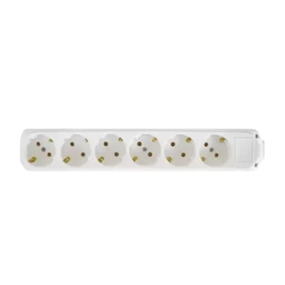 Almera 6 Gang Earthed Socket