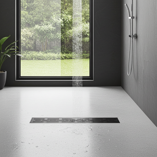 Aquasan Floor drain black 600mm