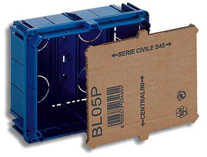 BL05P Ave Multifunctional box for solid walls for 6+6 modules