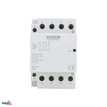 Schelinger Modular Contactor SC301 4P 40A TYP 40 (4NO + 0NC)
