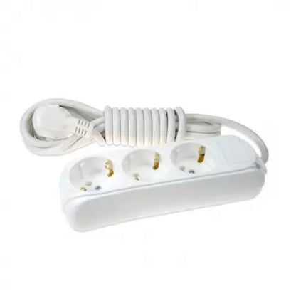 Almera 3 Gang Earthed Group Socket with Cord