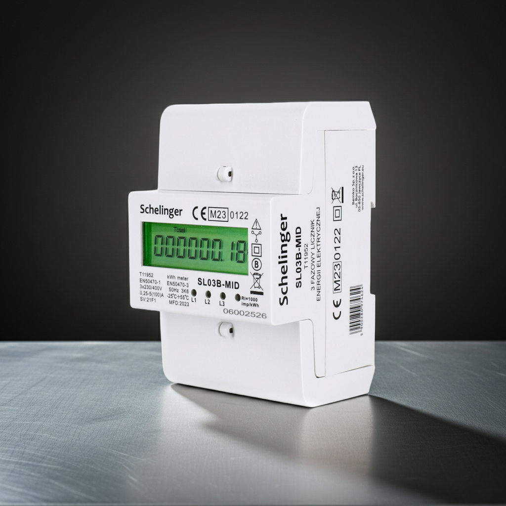 Schelinger Electricity Meter 3 Phase Mid 100A