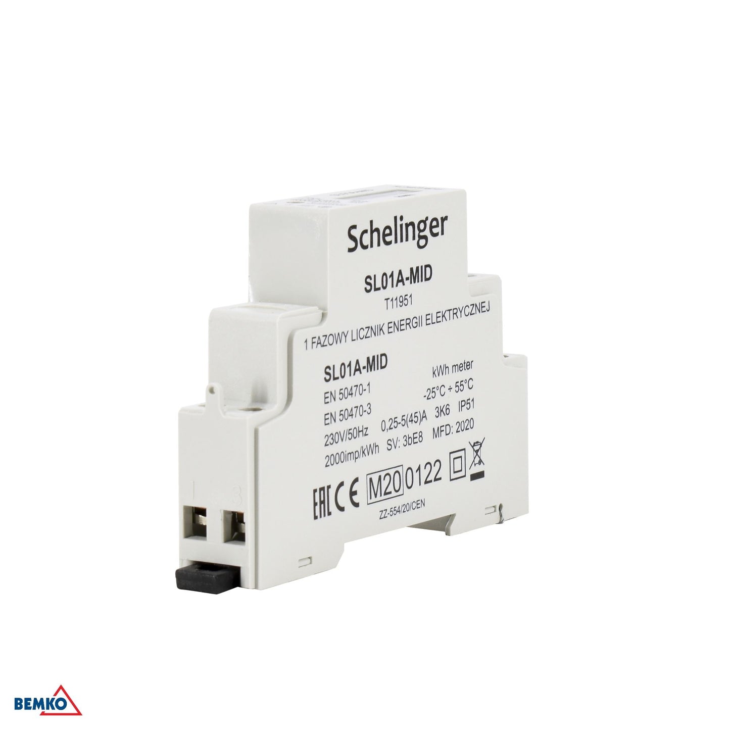 Schelinger Electricity Meter 1 Phase Mid