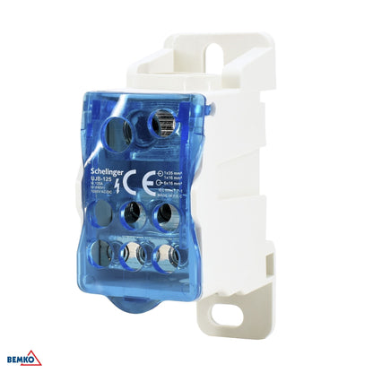 Schelinger Modular Distribution Block 8 (IN 10-35mm, 4x6-16mm OUT 6x2,5-16mm)